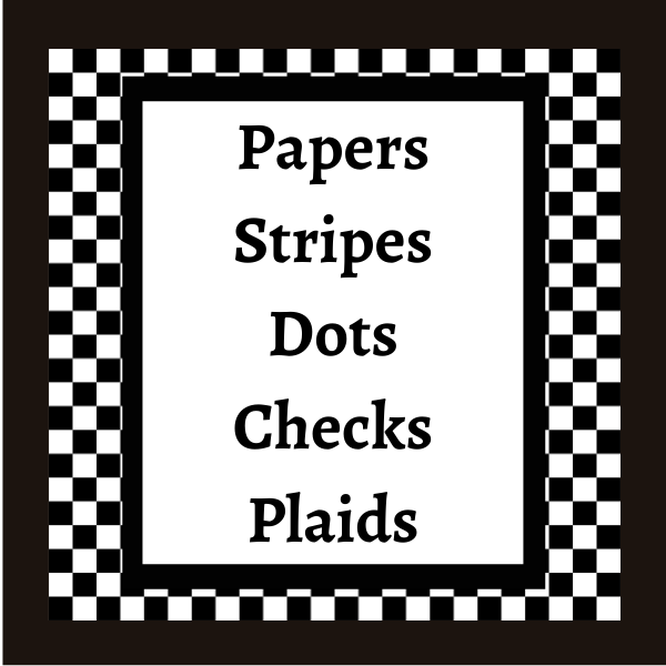 Papers - Stripes, Dots, Check, Plaid – Country Croppers for Free Printable Black And White Checkered Paper