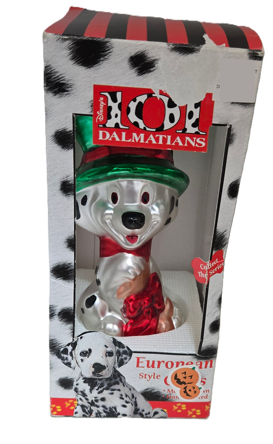 101 Dalmations Glass Ornam