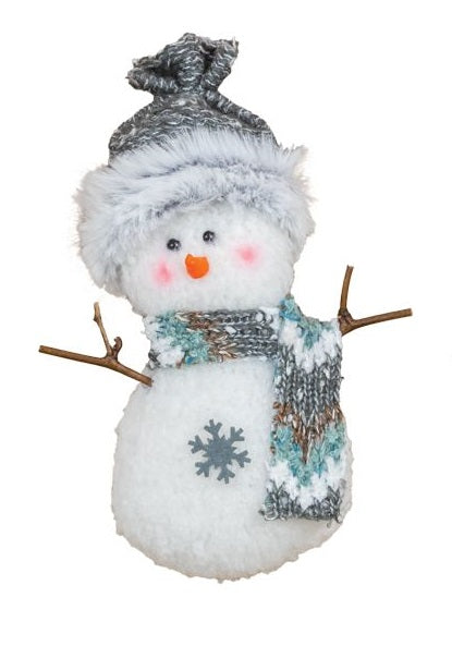Joyful Snowman Plush Ornament