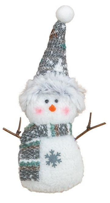 Joyful Snowman Plush Ornament