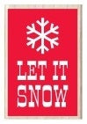 Studio G Let it Snow Wooden Stamp