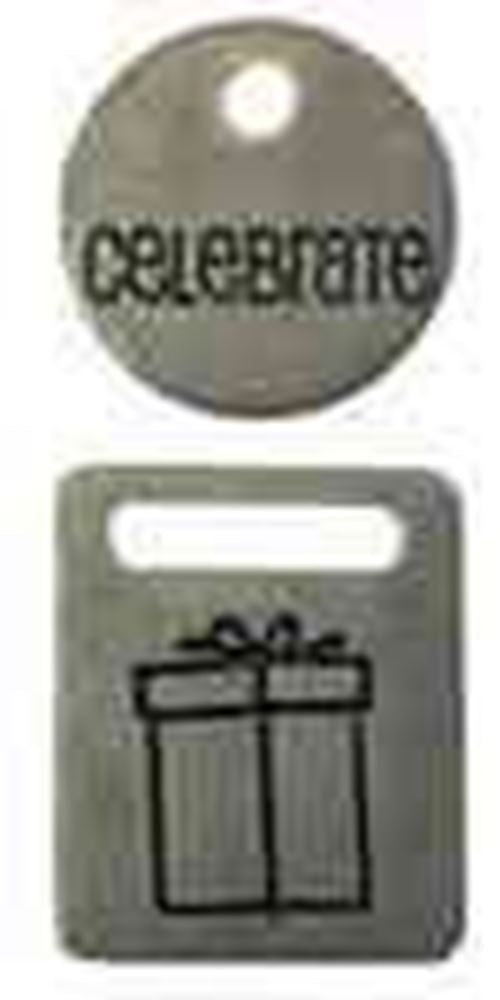 Metal Celebrate Word Charms