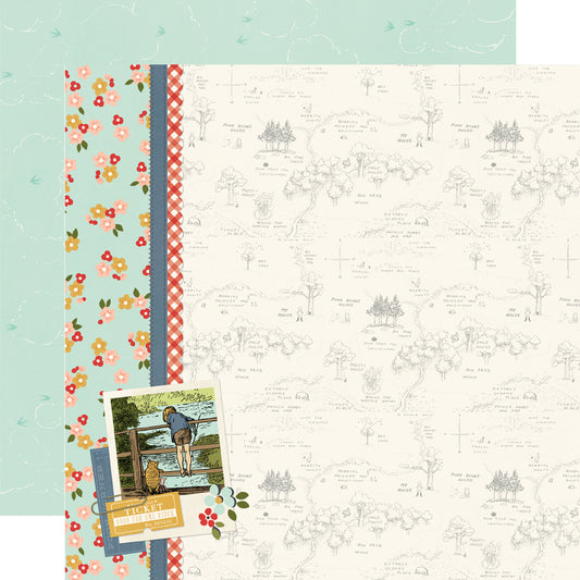 Say Cheese Classic Pooh - Better together Scrapbook Paper