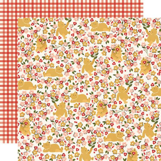 Say Cheese Classic Pooh Silly Old Bear Scrapbook Paper