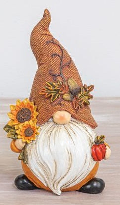 Fall Sunflower Gnome Figurine