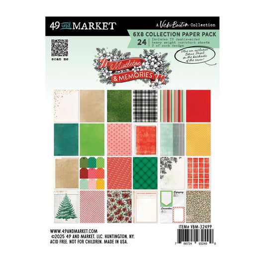 49 and Market Mistletoe and Memories 6x8 Paper Pack
