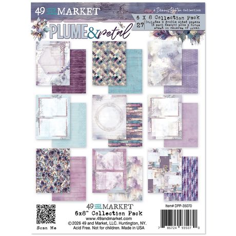 Plume & Petals 6x8 Inch Collection Paper Pack - 49 and Market
