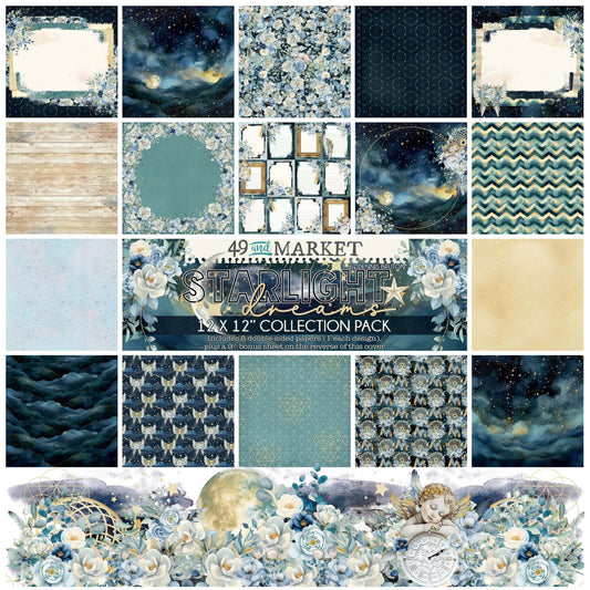 49 and Market Starlight Dreams 12x12 Paper Collection Set