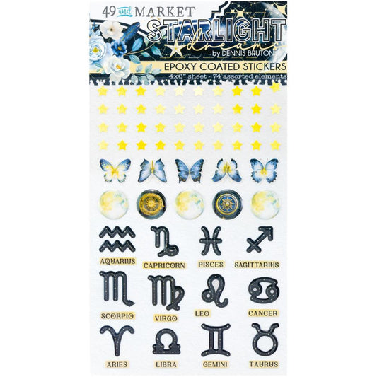 Starlight Epoxy Stickers by 49 and Market