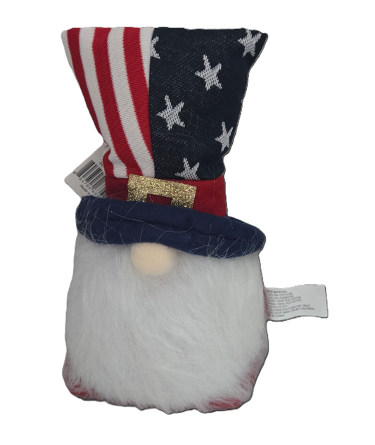 Stars and Stripes Patriotic Gnome Medium Sitter
