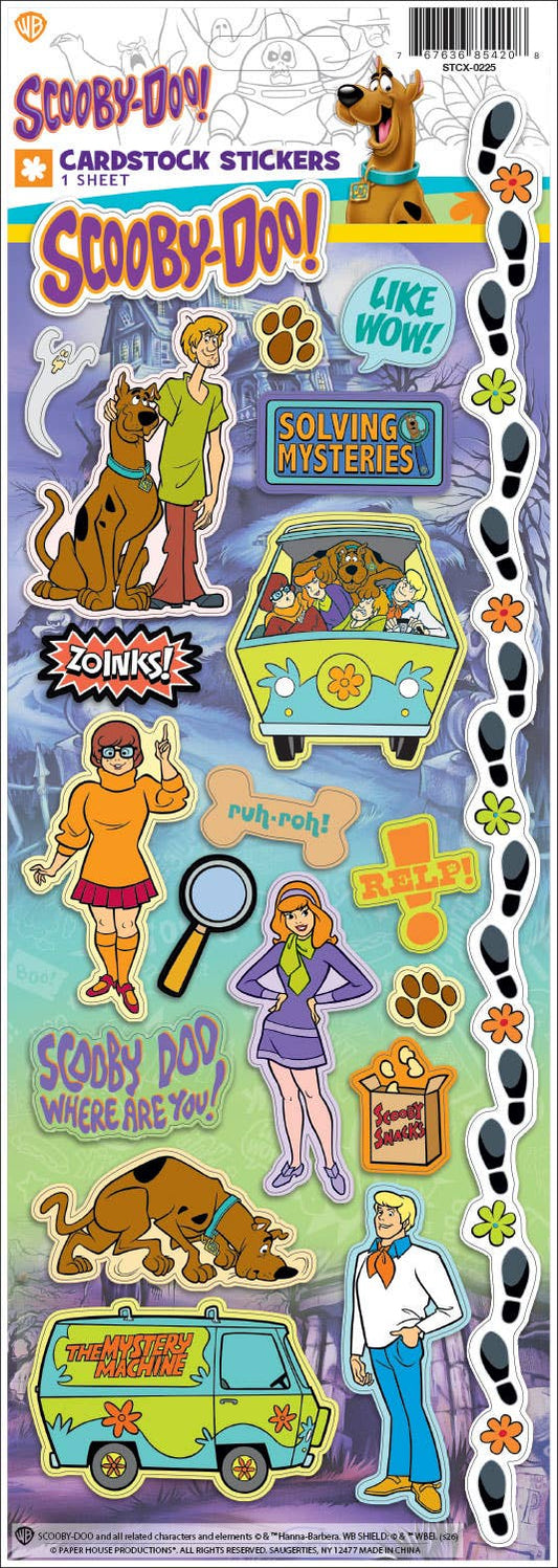 Scooby Doo Cardstock Stickers