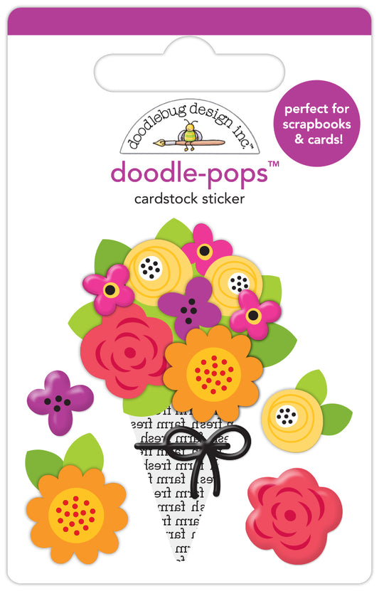 Doodlebug Designs Fall Bunch Doodle Pop Stickers