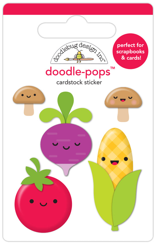 Doodlebug Designs Veggie Garden Doodle Pop Stickers