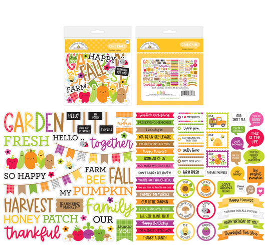Doodlebug Farmer's Market Chit Chat Die Cuts