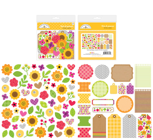 Doodlebug Farmer's Market Bits and Pieces die Cuts