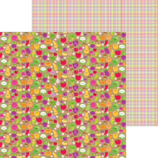 Doodlebug Farmer's Market Farmer's Market Scrapbook Paper