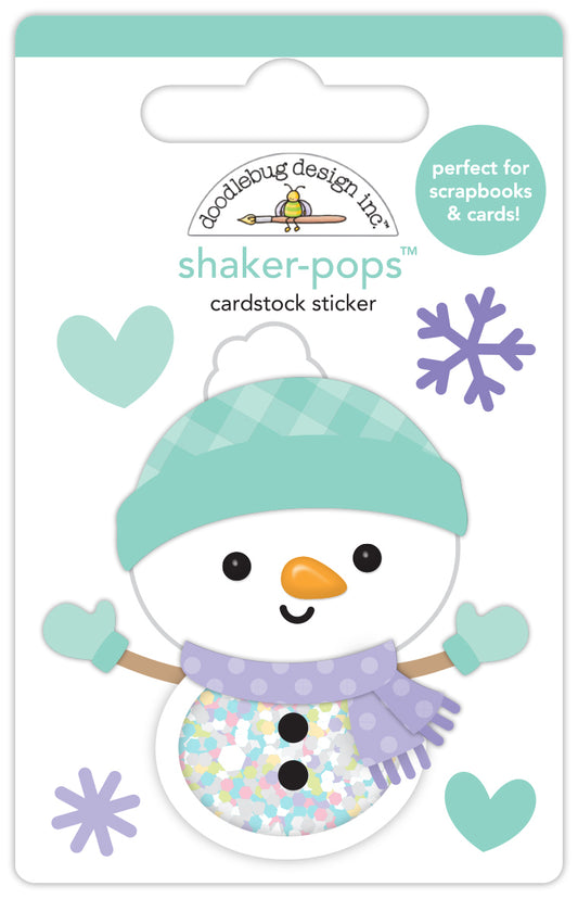 Snow Much Love Shaker Pop Stickers