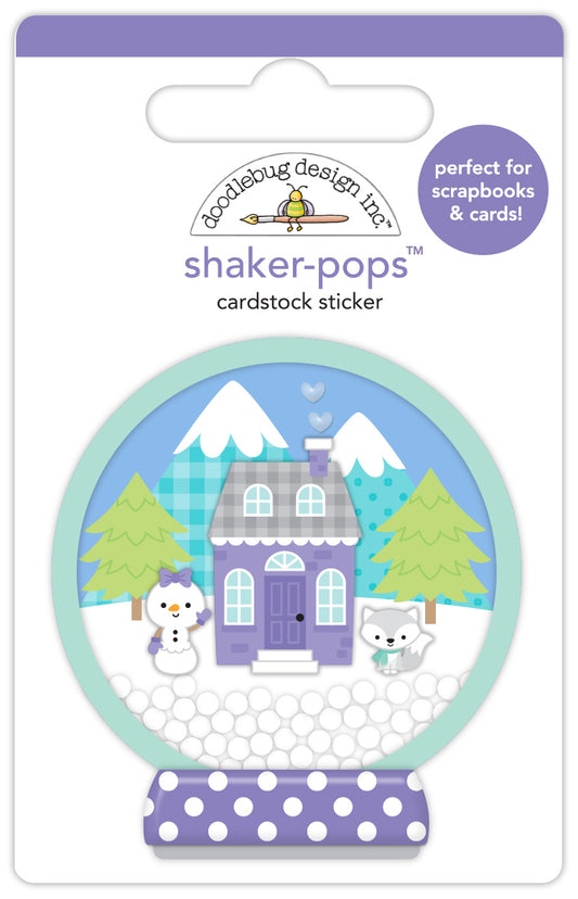 Winter Wonderland Snow Globe Shaker Pop