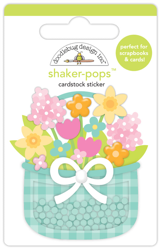 Blooming Basket Shaker Pop Stickers