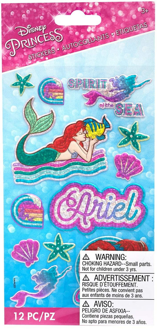 Disney Ariel Little Mermaid Dimensional Stickers