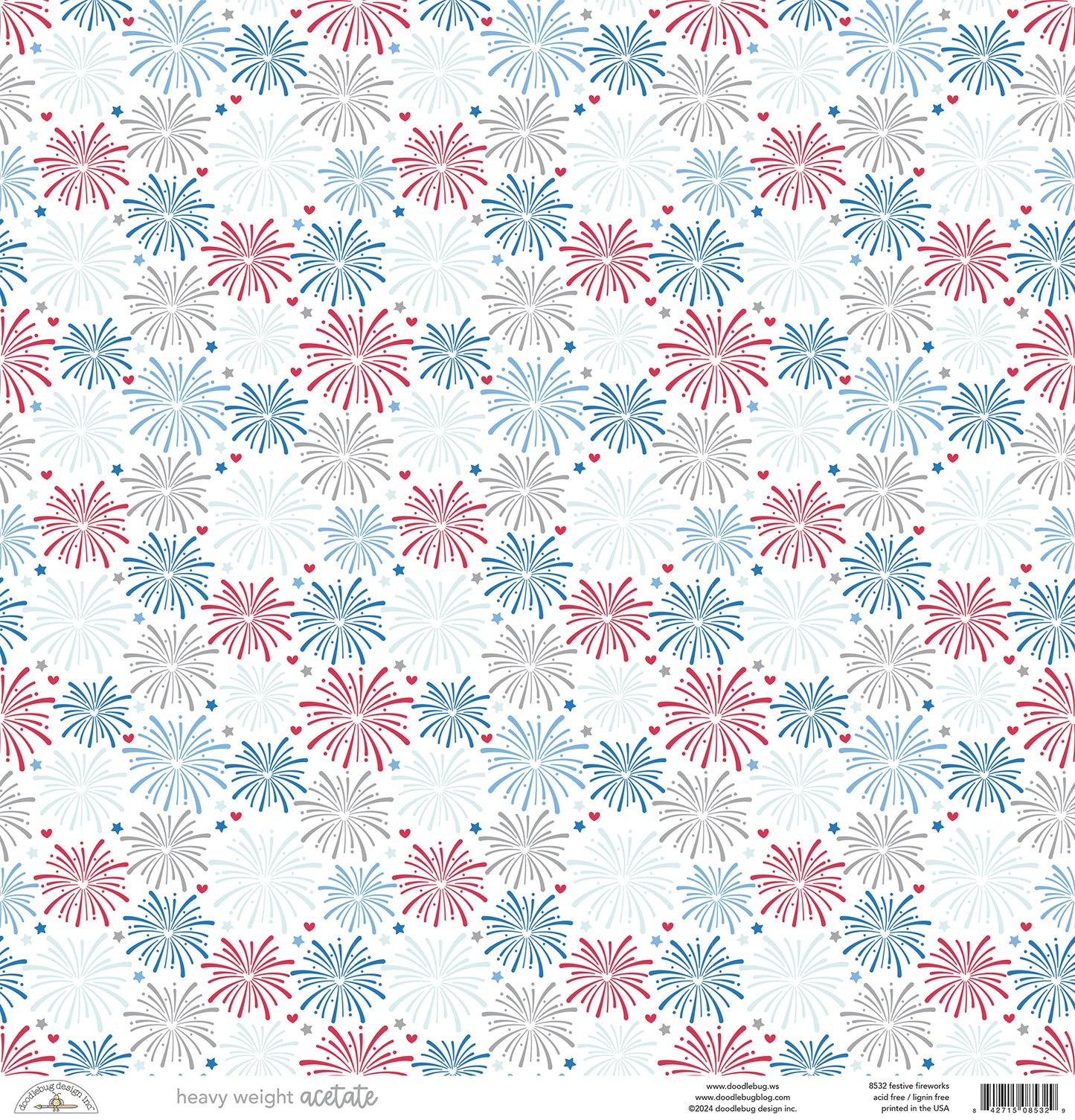 Hometown USA Festive Fireworks Acetate