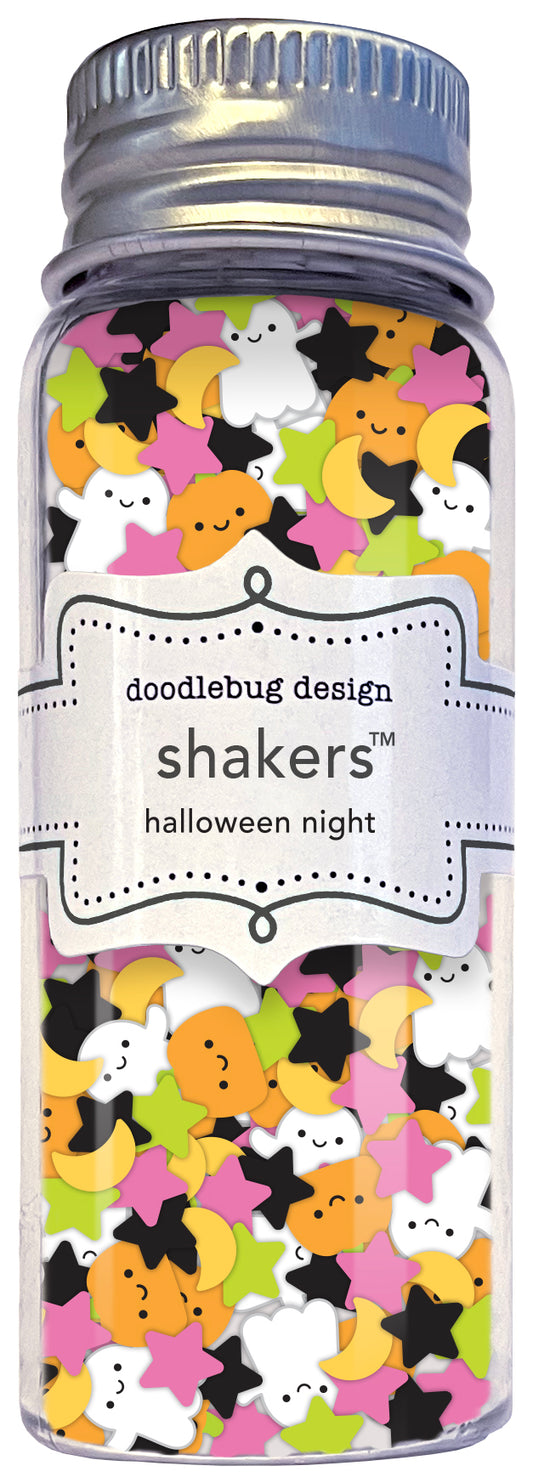 Halloween Night/Hey Pumpkin Shaker Embellishments in Jar - by Doodlebug