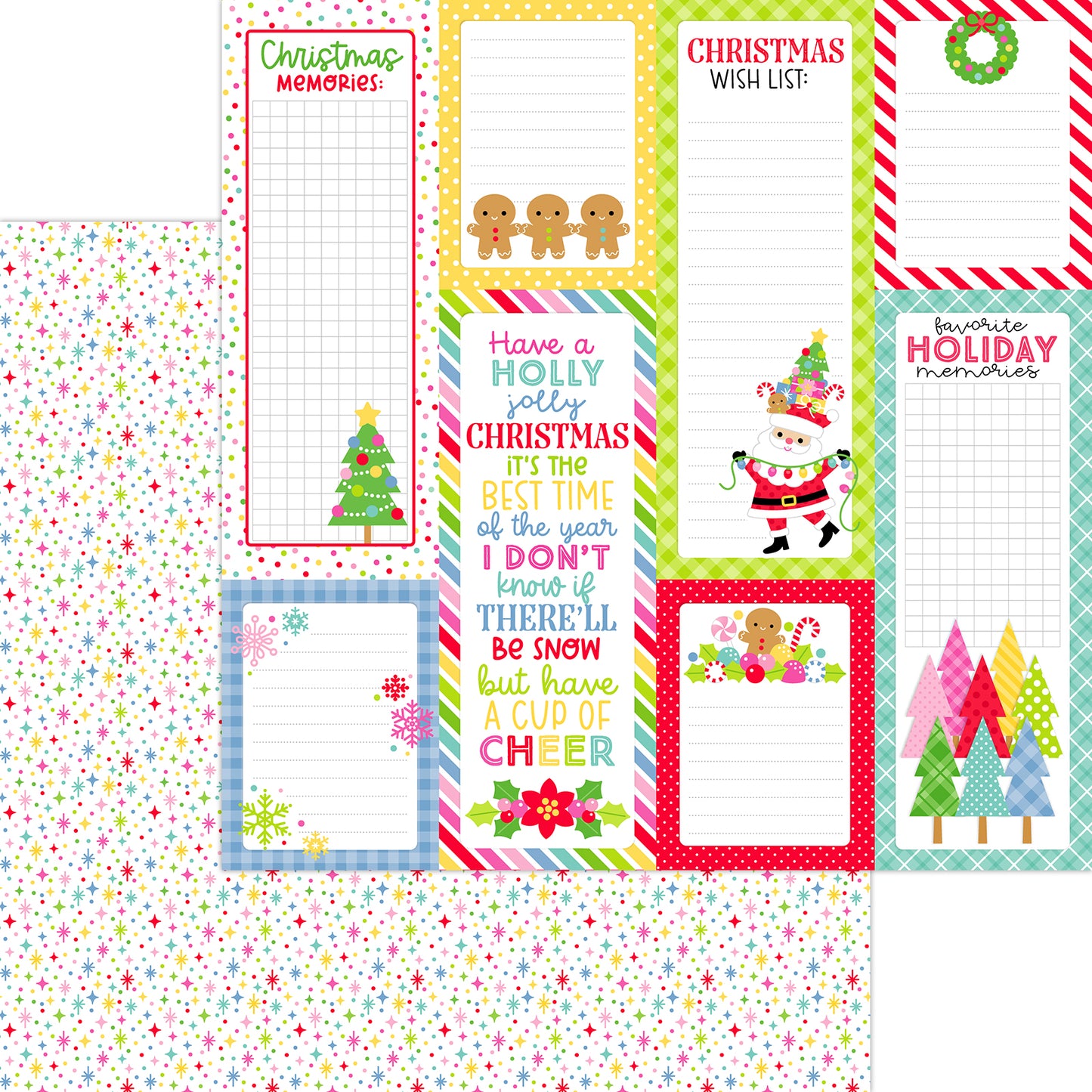 Doodlebug Designs - Oh What Fun Merry Magic Scrapbook Paper