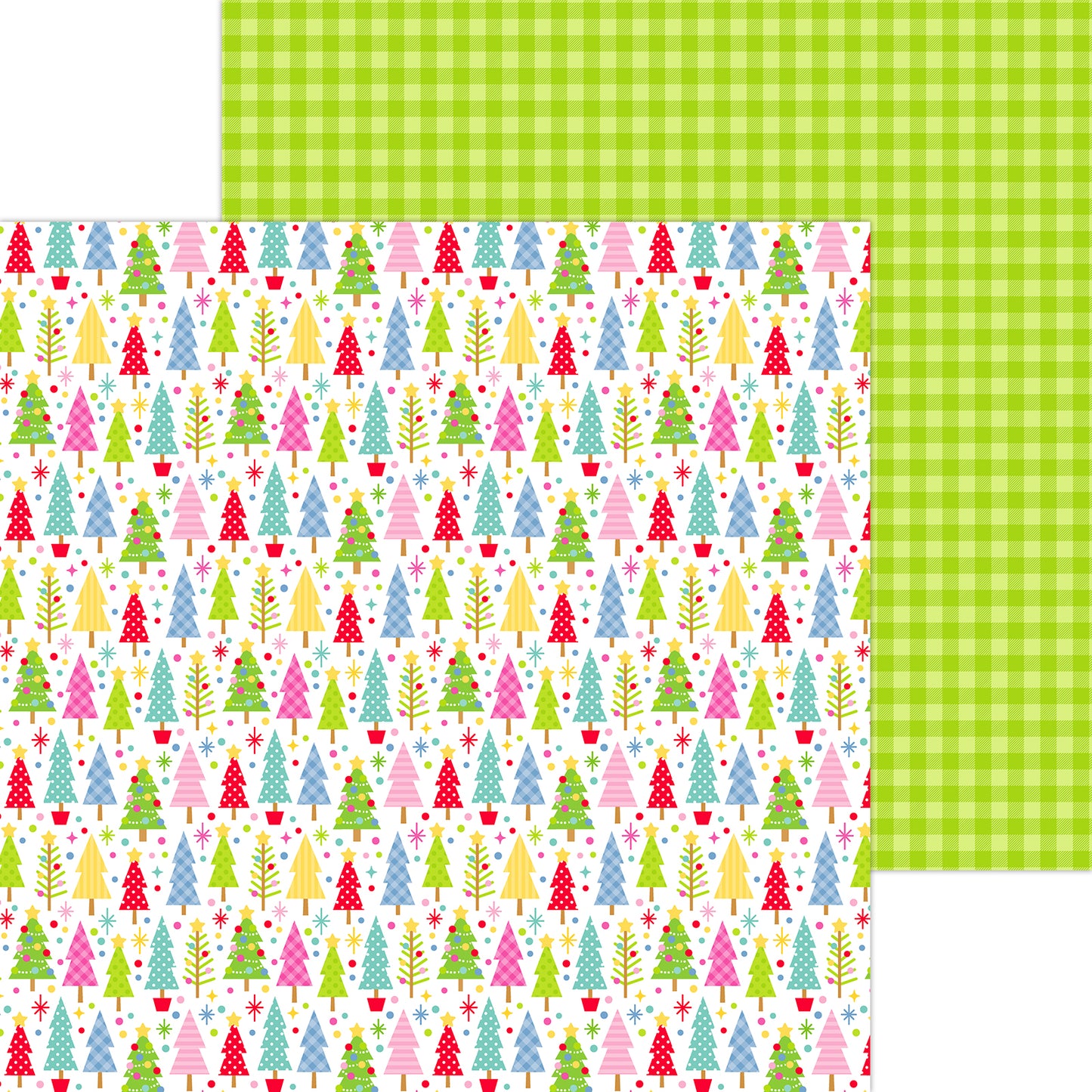 Doodlebug Designs Oh What Fun All Spruced Up Scrapbook Paper