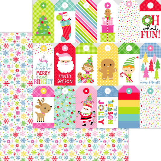 Oh What Fun - Snow What Fun Scrapbook Paper by Doodlebug Designs
