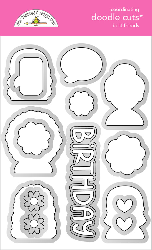 Best Friends Doodle Cuts by Doodlebug