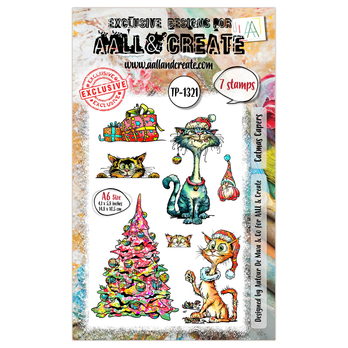 AAL and Create Catmas Capers Stamps