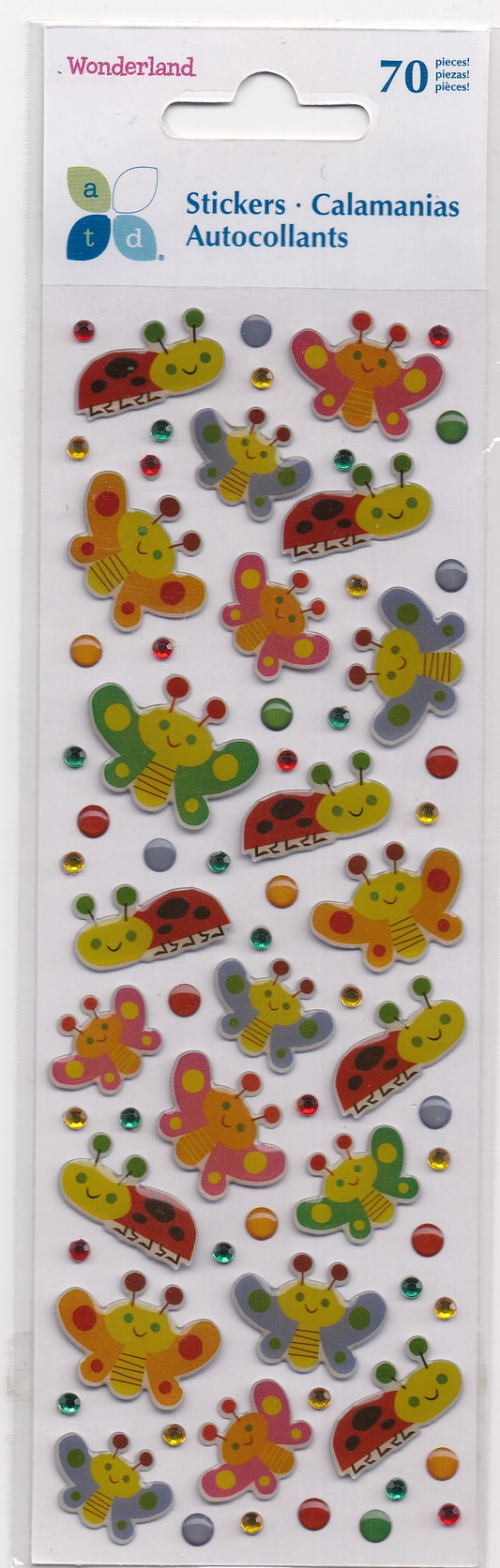 Epoxy Bubble Bug Stickers