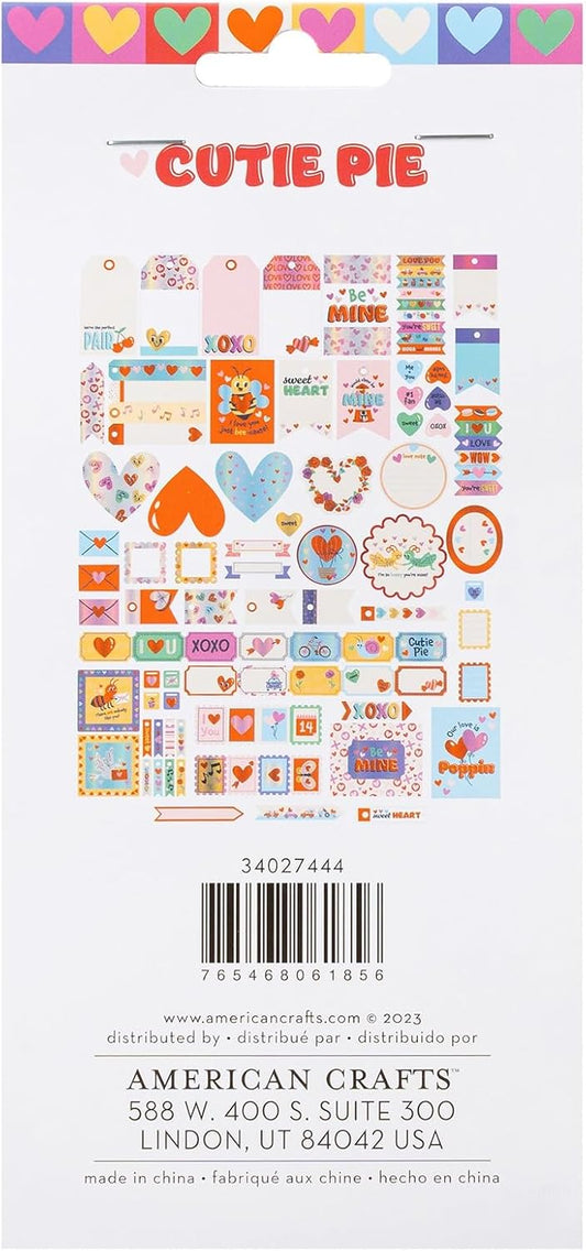 American Crafts Cutie Pie Ephemera Set