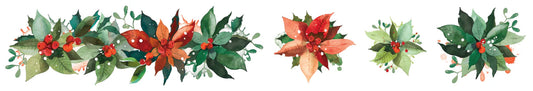 Arden Creative Studio Season of Joy Poinsettia Kiss-Cut PET Tape