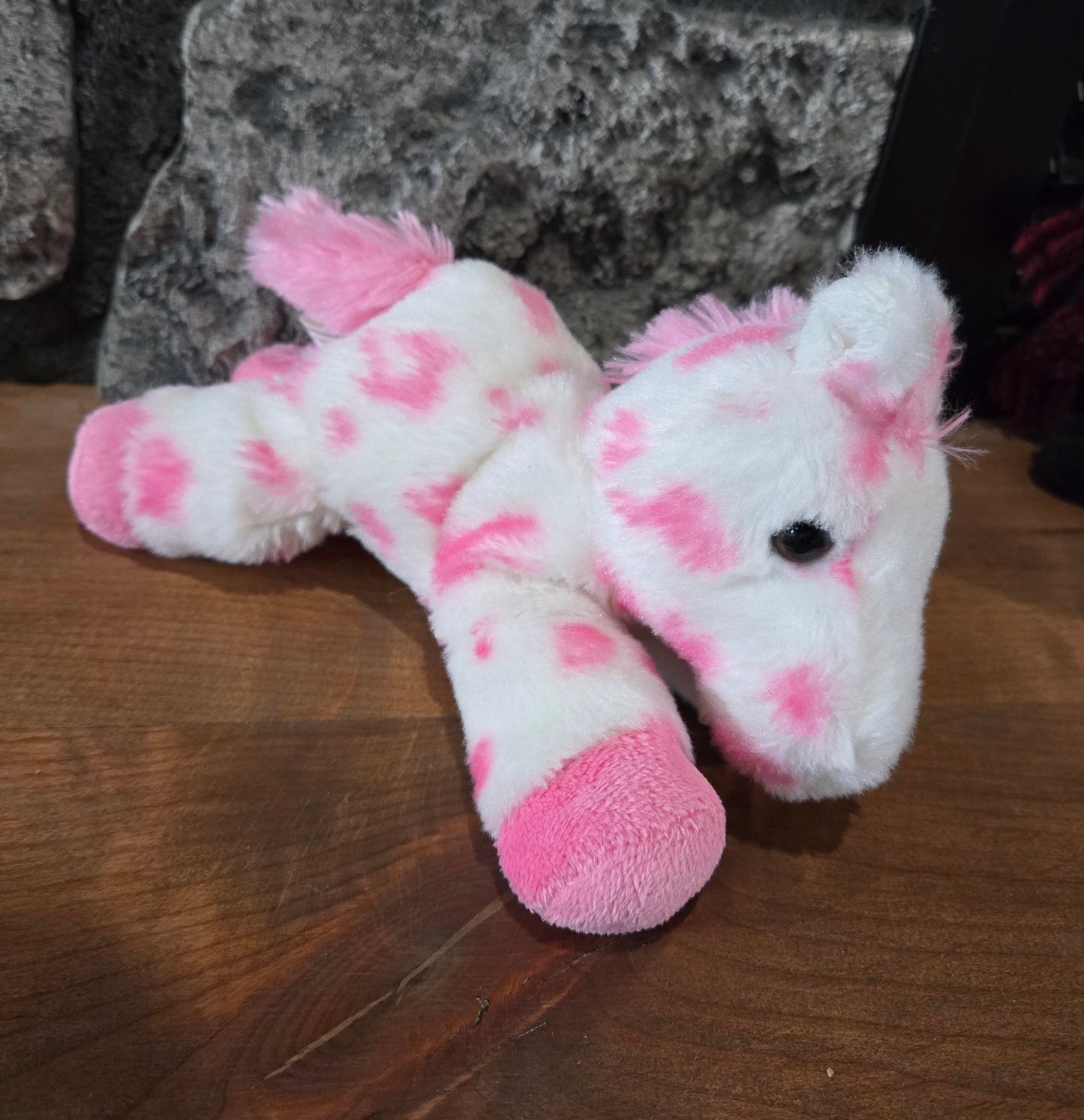 Lady Pink White Mini Flopsie Plush Horse by Aurora