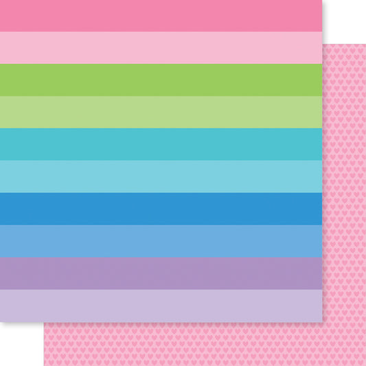 Bella Blvd Frosted Horizons Snowflake Season Scrapbook Paper