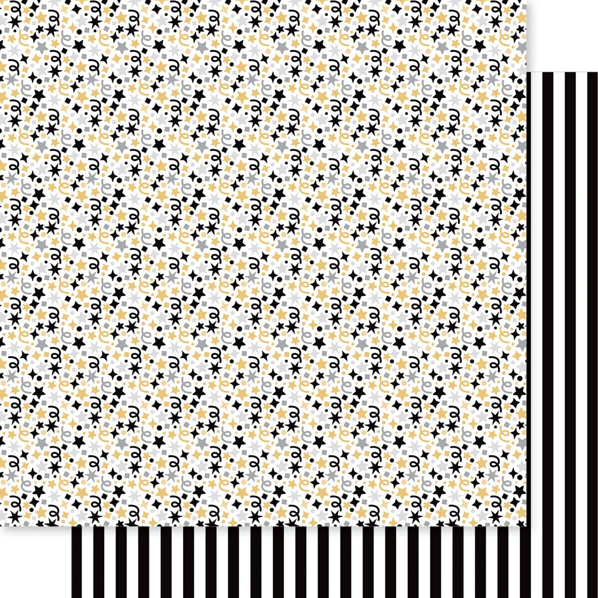 Bella Blve It's Time To Party - Party time Scrapbook Paper