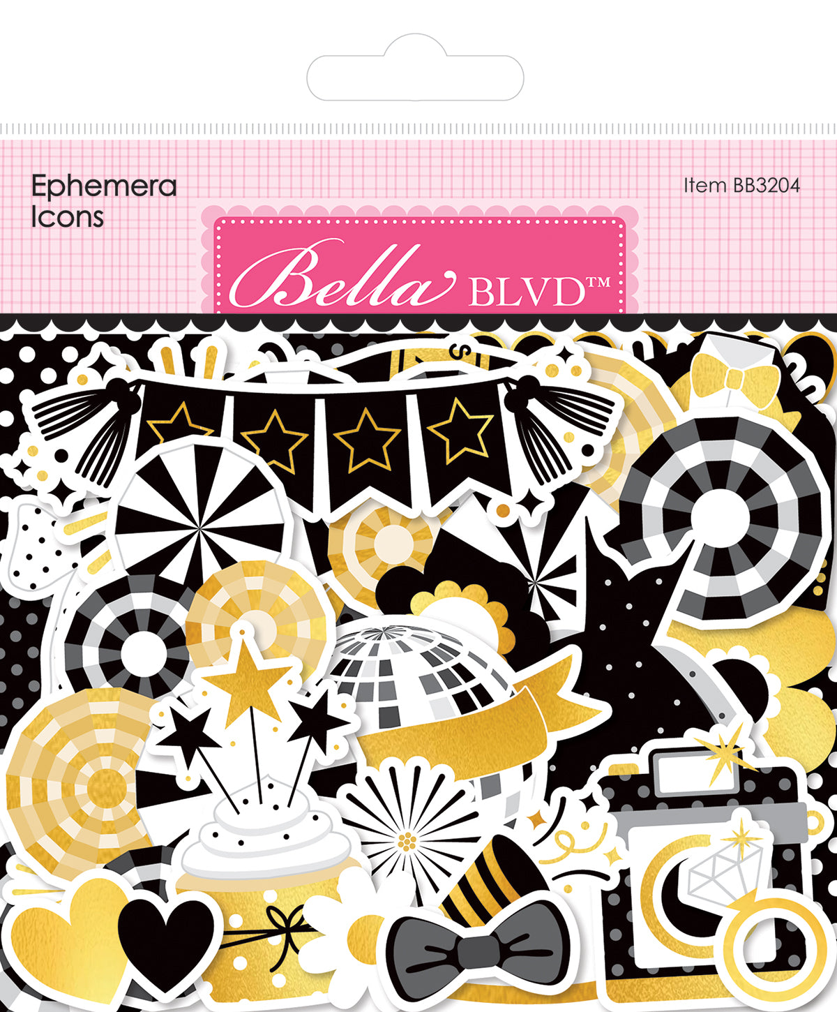 Let's Celebrate Icons Ephemera Embellishments Set
