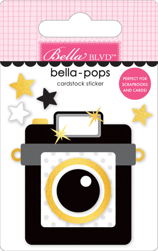 Let's Celebrate Glam Cam Bella Pop Stickers