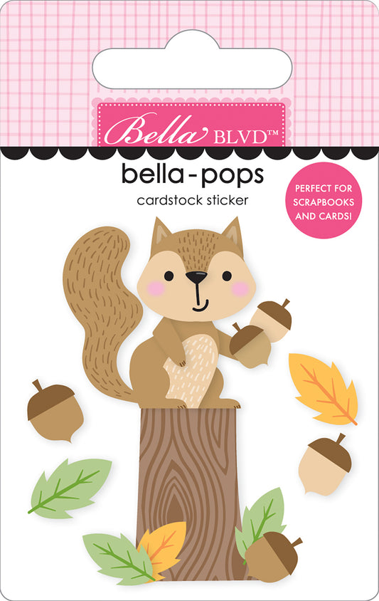 Bella Blvd Adventure Awaits Nutty Little Friends Bella Pops 3d Stickers