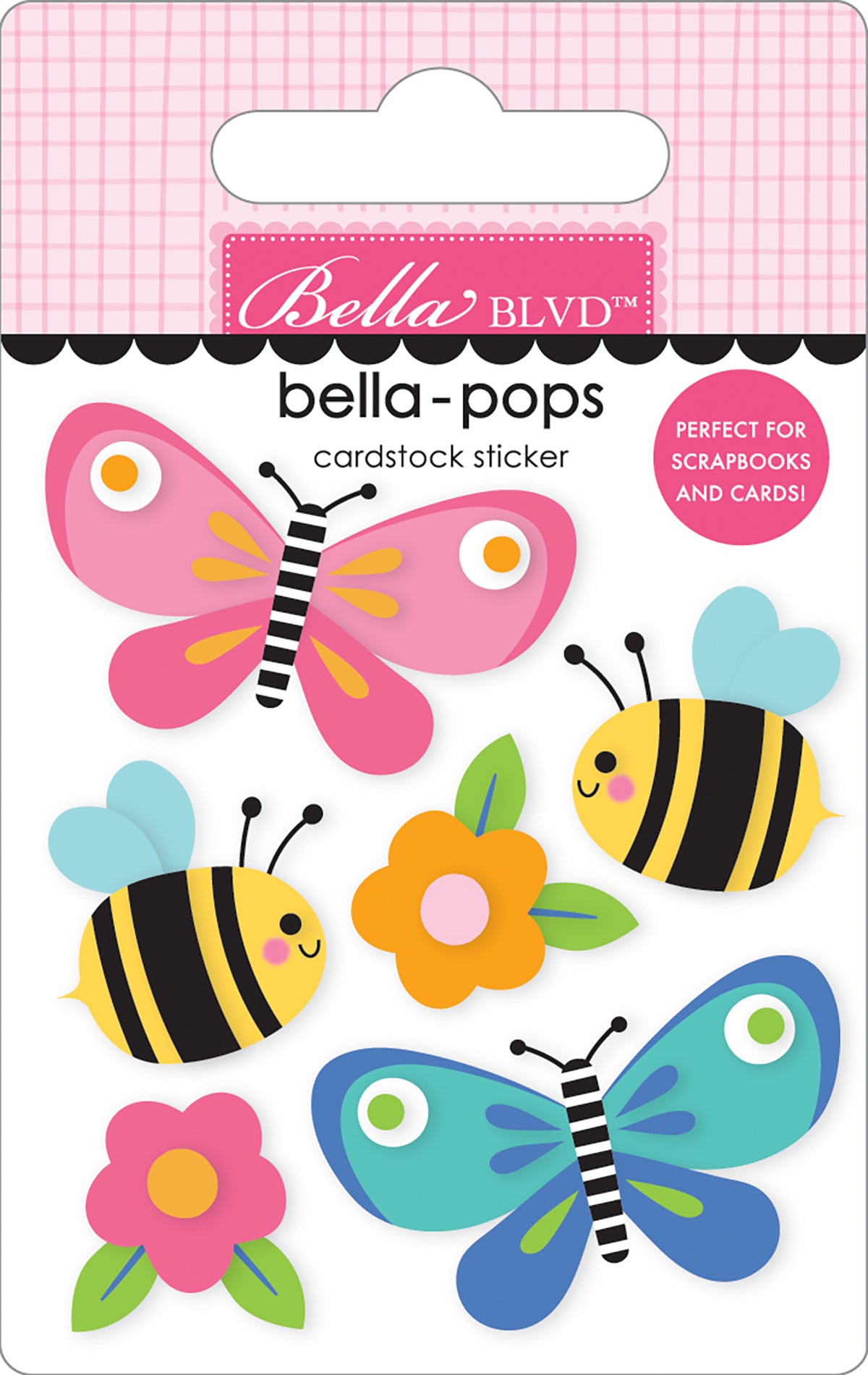 Butterfly Wings of Sunshine 3d Bella Pops Stickers