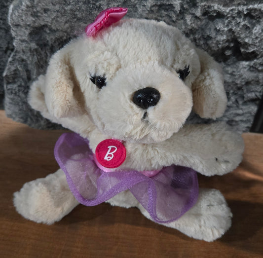 Barbie Plush Dog Cream Color