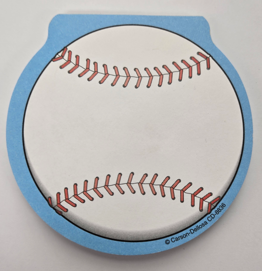 Baseball Notepad