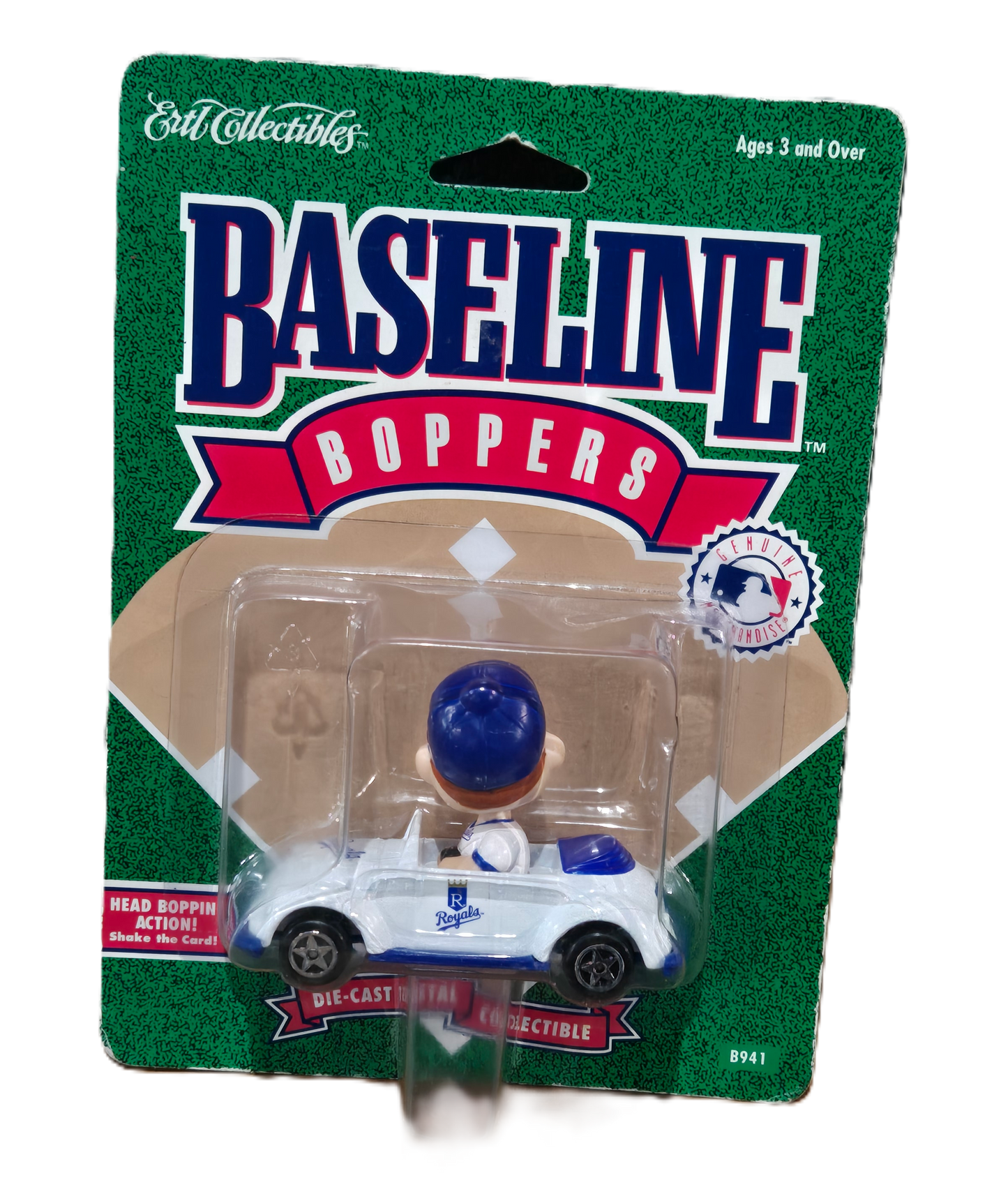 Kansas City Royals Baseline Boppers Die Cast Bobblehead