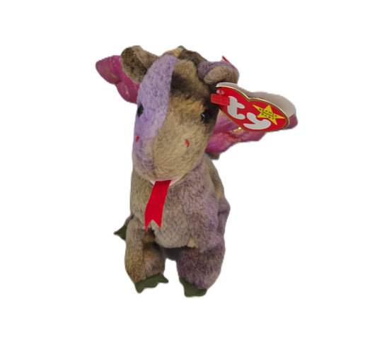 Scorch Dragon Beanie Baby Plush
