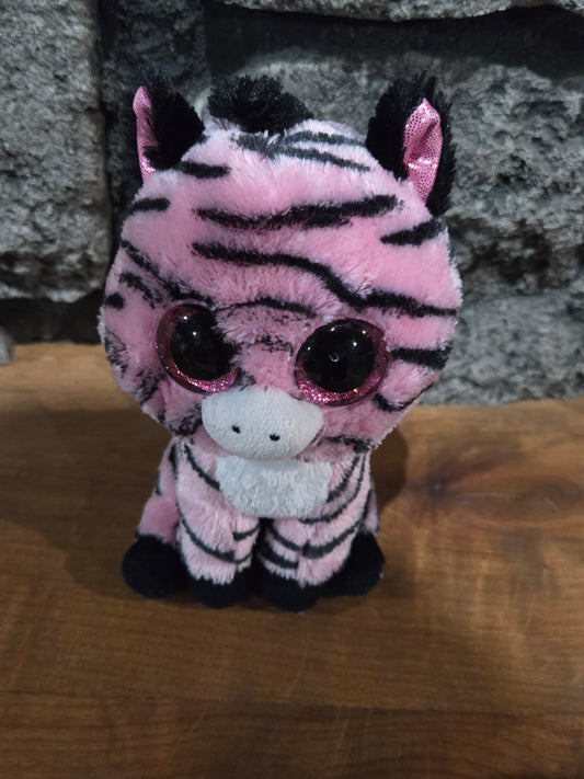Zoey Zebra Beanie Boo Plush