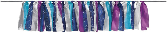 Blue Sparkle Tassle Garland Decor