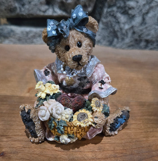 Boyds Bear Justina Message Bear Figurine