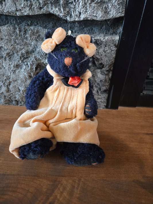 Boyds Sabrina Catterwall Black Cat Plush