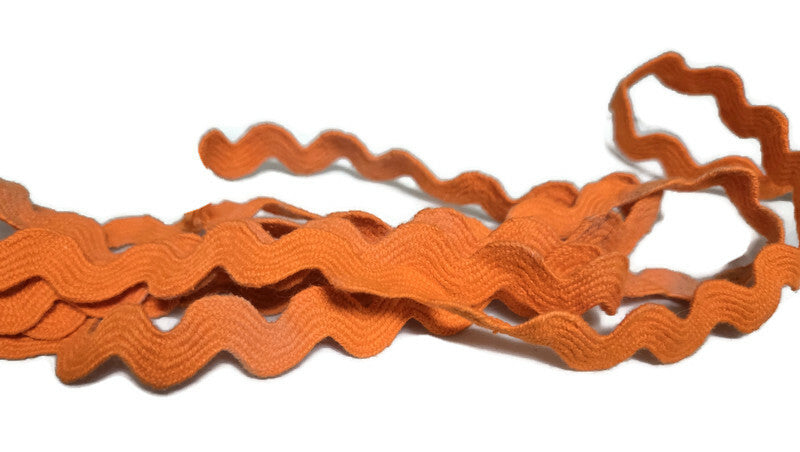 Orange Jumbo Ric Rac Ribbon